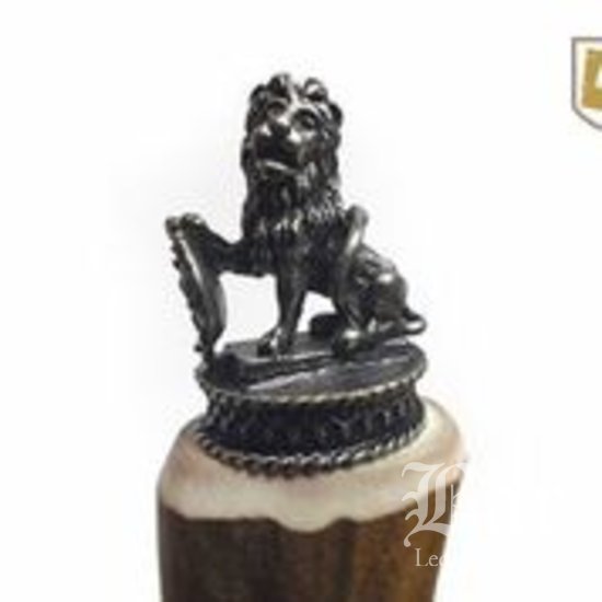 Flascherl Oberseite mit dem bayrischen Löwen